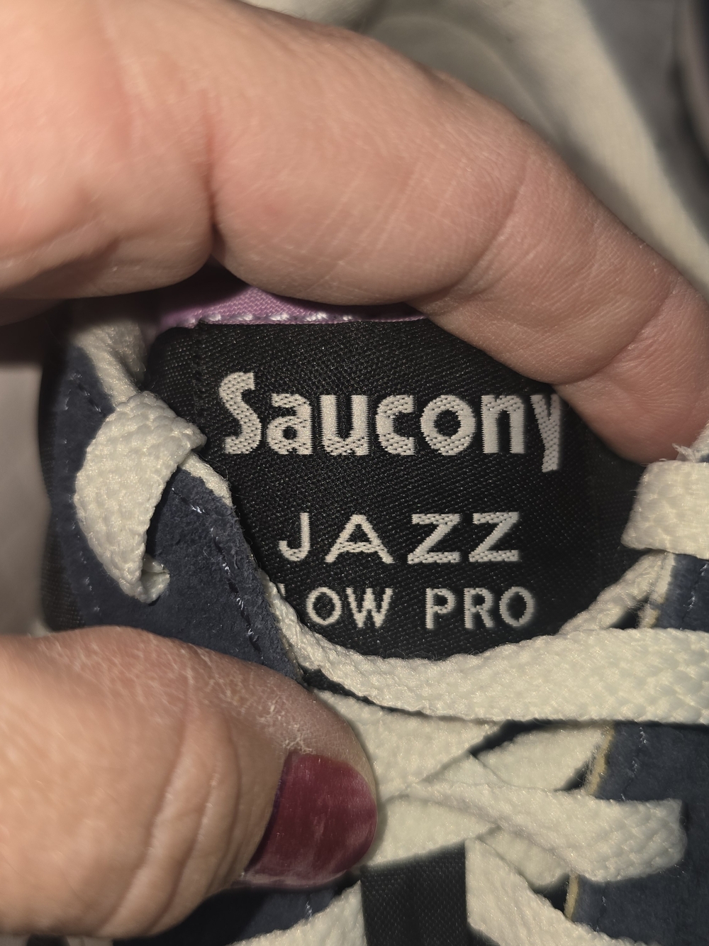 SACUCONY JAZZ LOW PRO SNEAKERS SUEDE NAVY WOMENS SIZE 7.5 - Picture 7 of 10